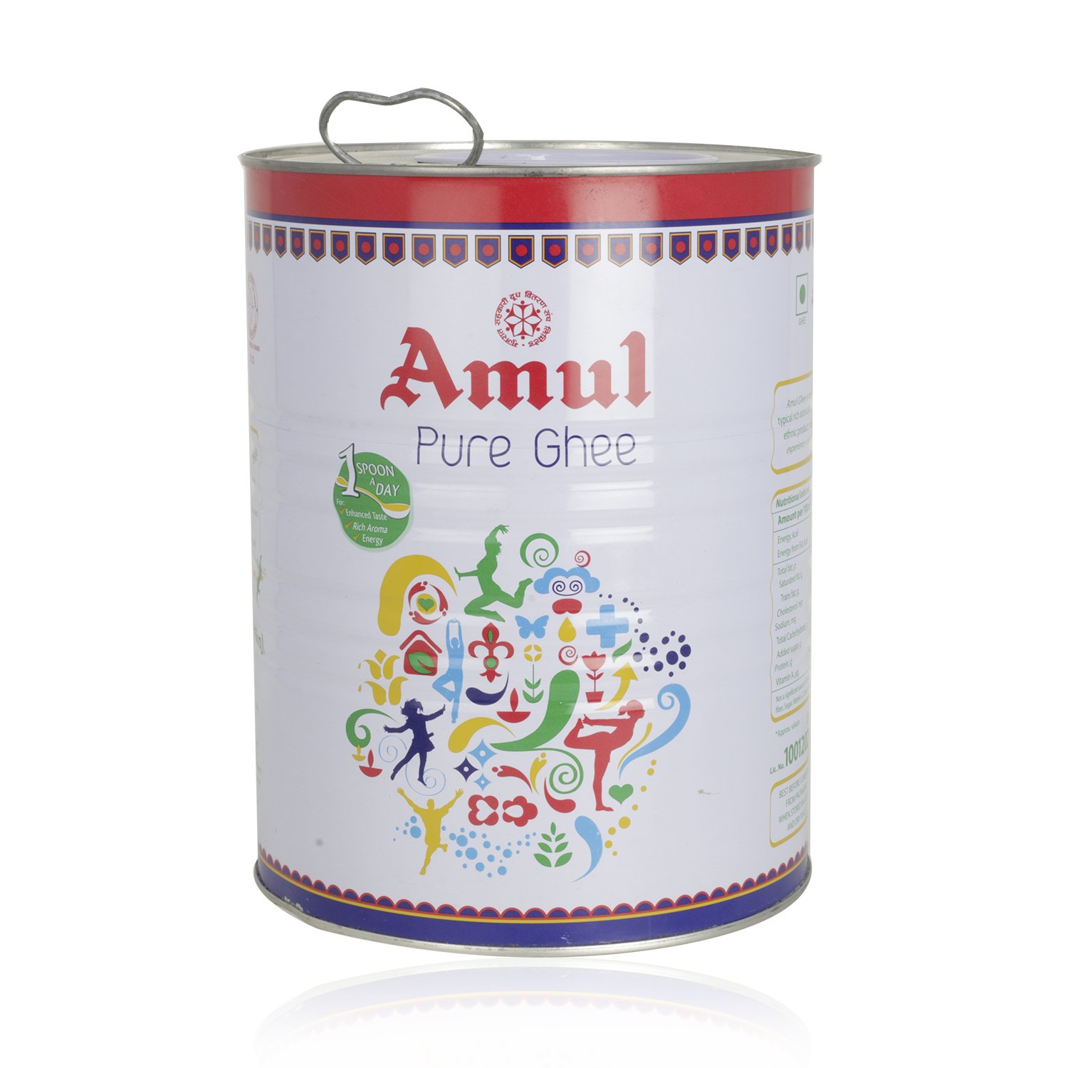 Amul Pure Ghee Tin, 5ltr x 4pcs @ Nu. 2350/-