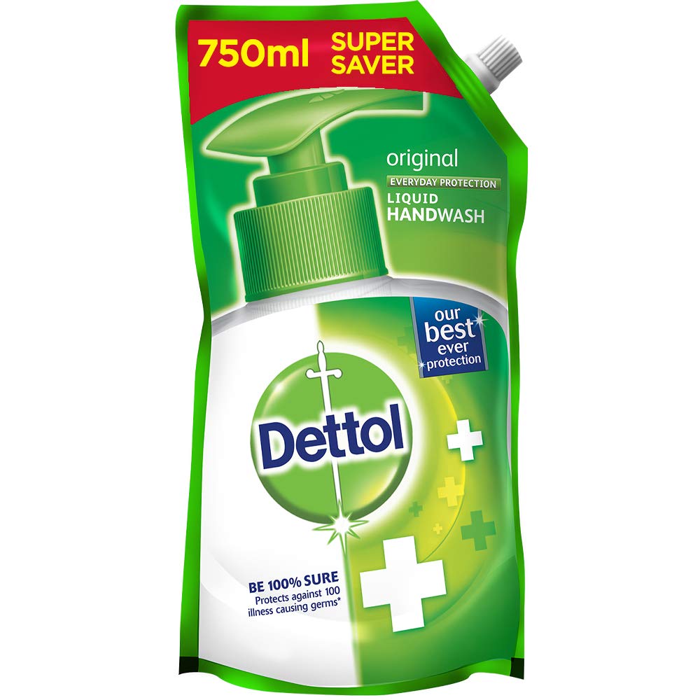 Dettol Original Germ Protection Handwash Liquid Soap Refill, 750ml x 12pcs
