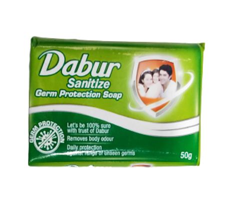 Dabur Sanitize Germ Protection Soap, 50g x 200pcs @ Nu. 9.50/-