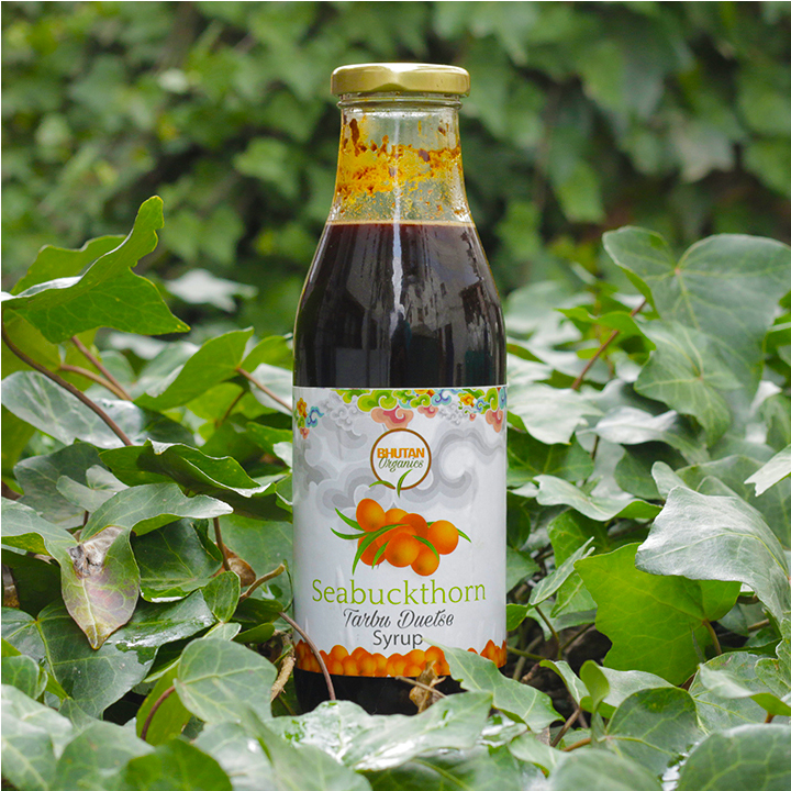 Bhutan Organics Seabuckthorn Tarbu Duetse Syrup Herbal Drink, 300ml