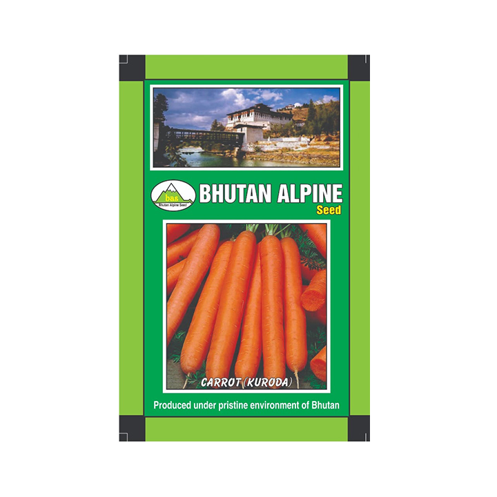 Bhutan Alpine Seed - Carrot New Kuroda Seed