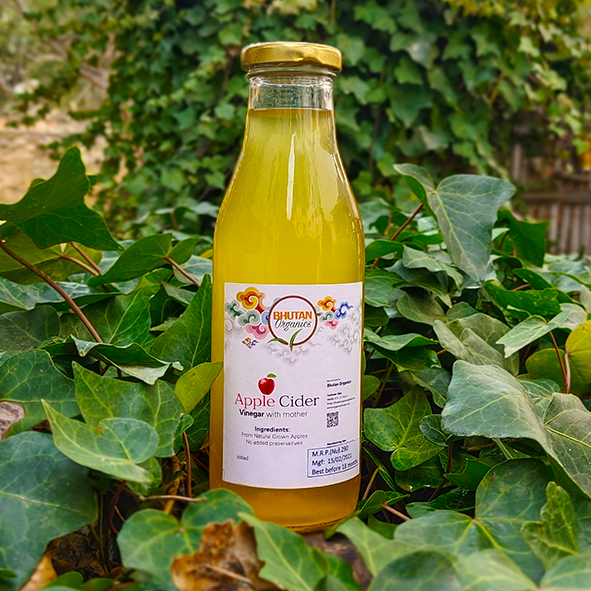 Bhutan Organics Apple Cider Vinegar with Mother, 500ml