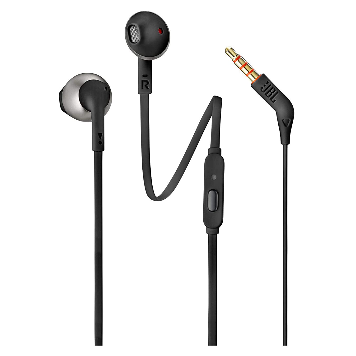 Jbl tune 205 pure bass metal earbud headphones online with mic