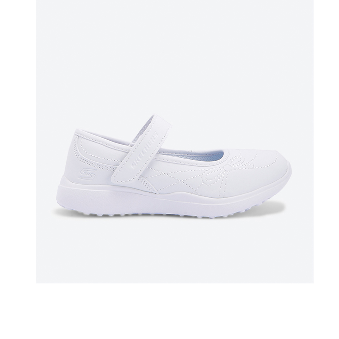 Skechers (Original) For Kids, Micro strides School Sweetheart Ballerinas - White | Size: EUR 27.5