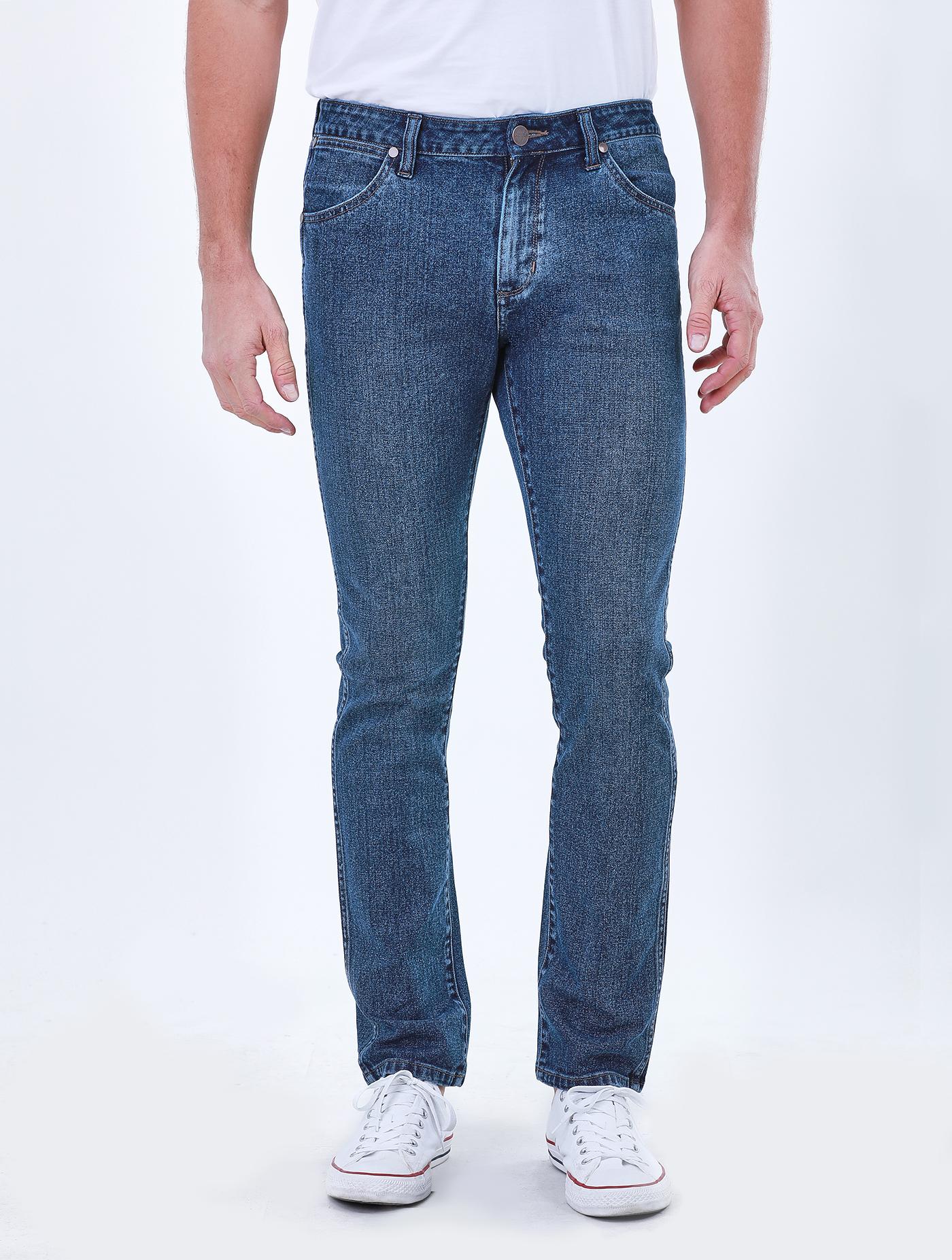 Wangler Men's Vegas Skinny Jeans (Original) W012V106 Denim | Size: 34x32