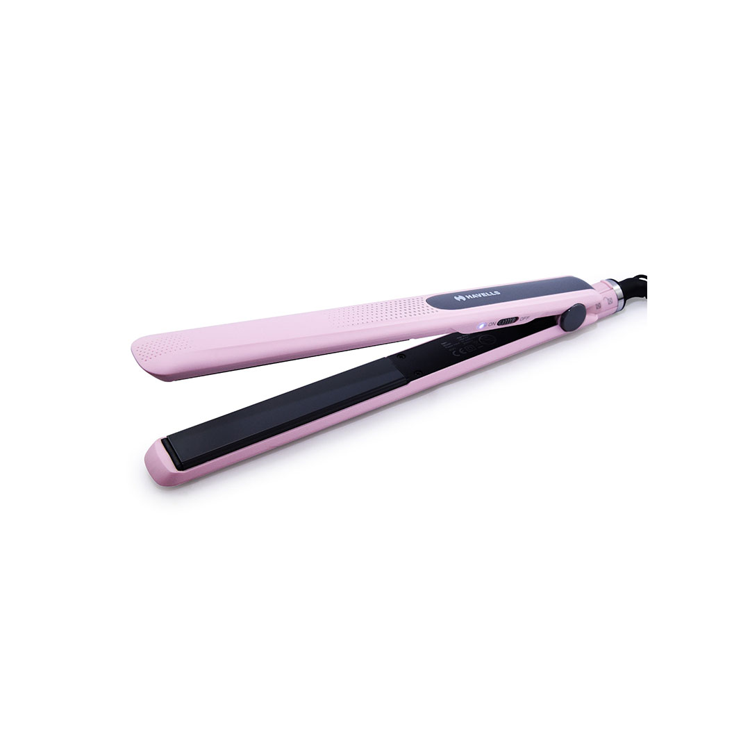 Havells HS4104 Hair Straightener with Ceramic Coated Plates (Pink)