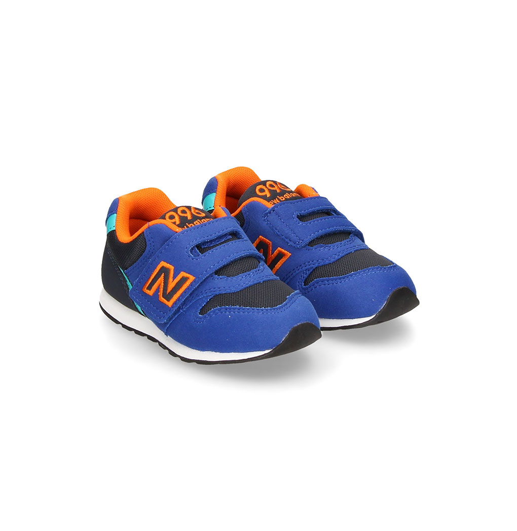 New Balance (Original) Boys Sneakers 405 Blue/Orange IZ996TBU | Size EUR 23.5