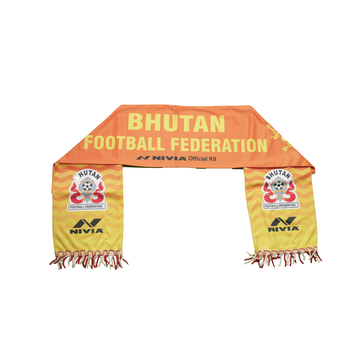 NIVIA Sportswear Scarf - Bhutan Football Federation Official Kit