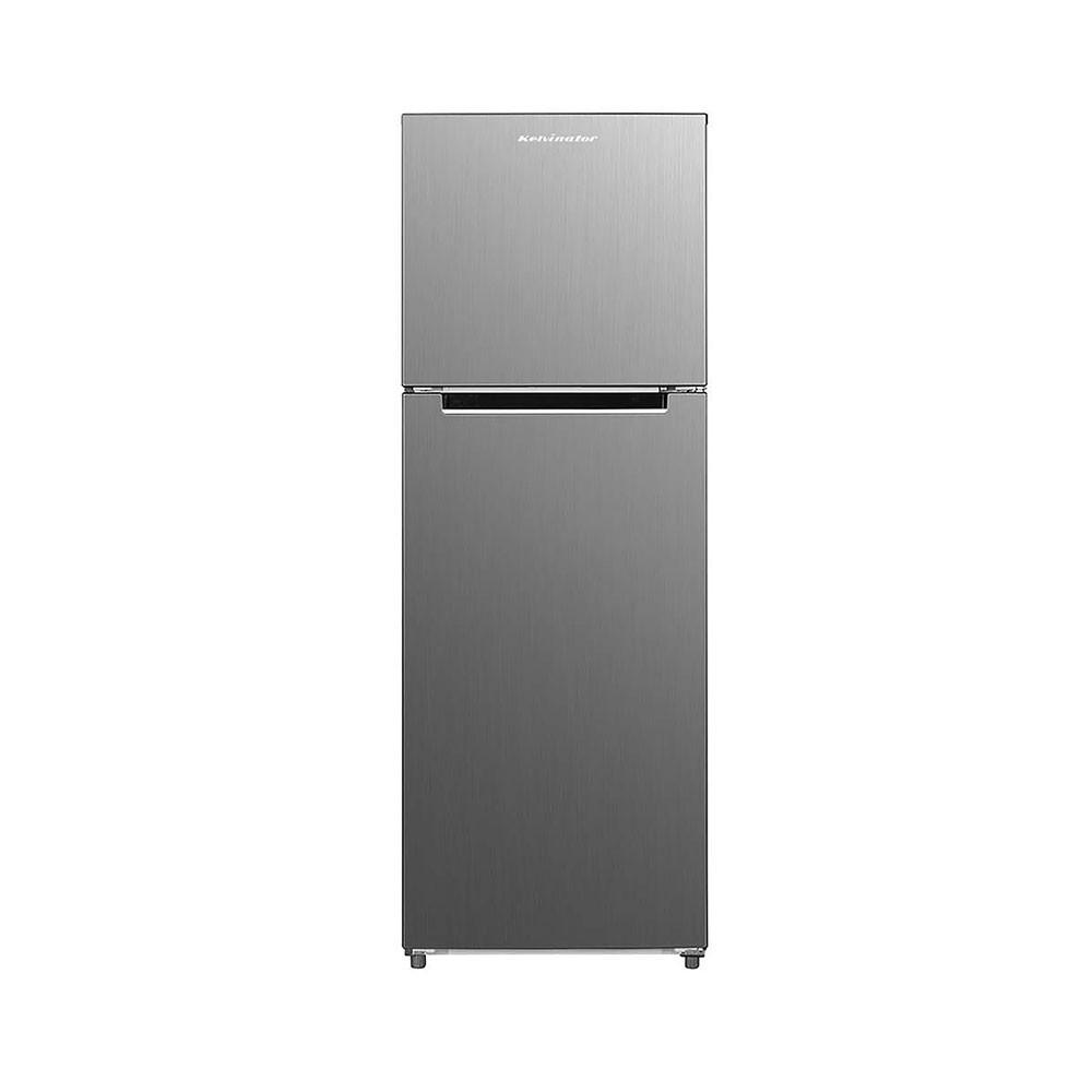 Kelvinator 350 liters 2 Star Double Door Refrigerator, Hairline Silver Fridge - KRF-A370HSV