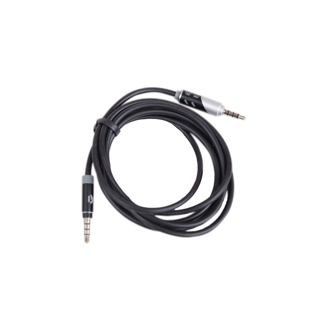 AKCO - High Definition Auxiliary Cable 360 Degree Rotatable, 3.5mm AUX