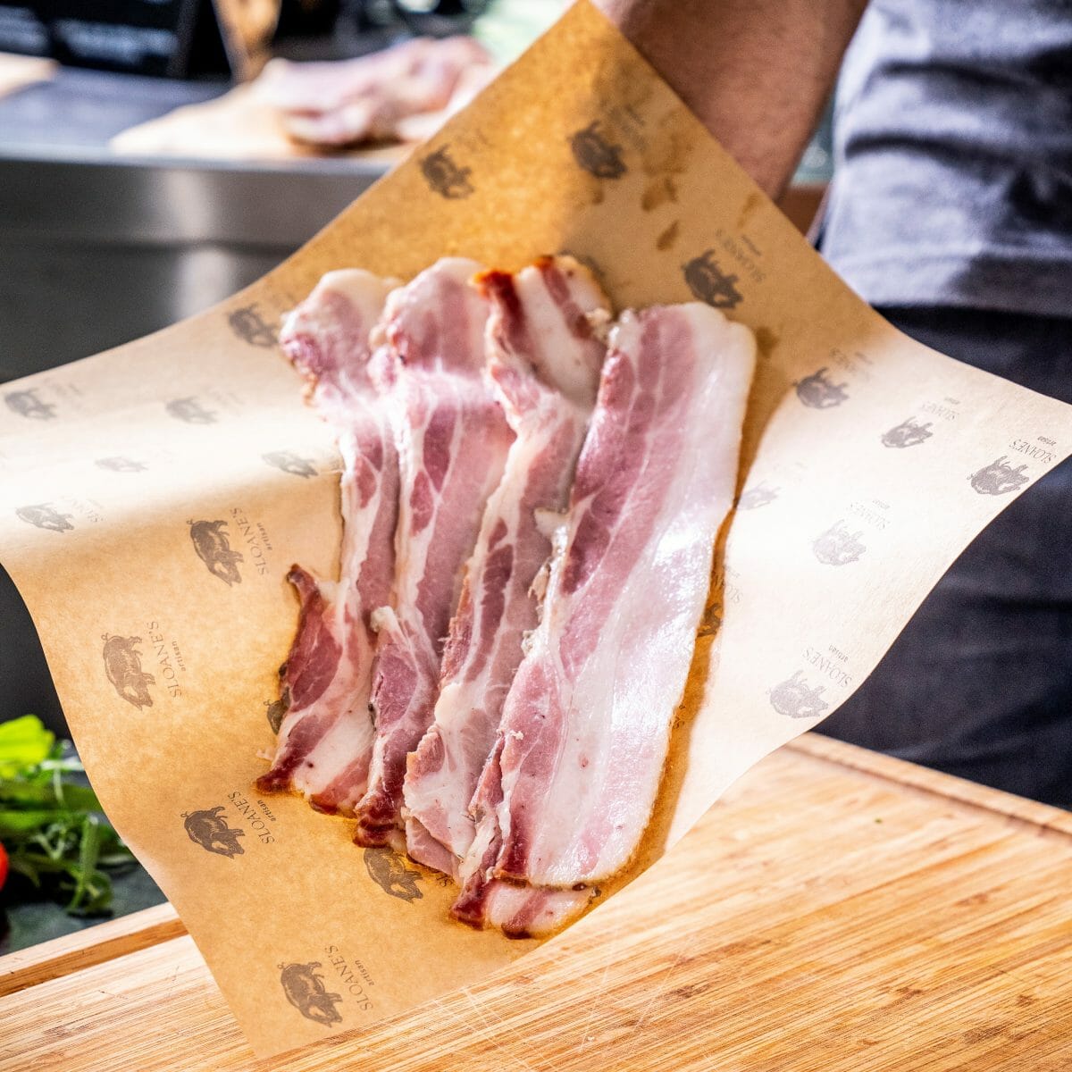 Sloane's Hot Smoked Bacon, 500g, Frozen