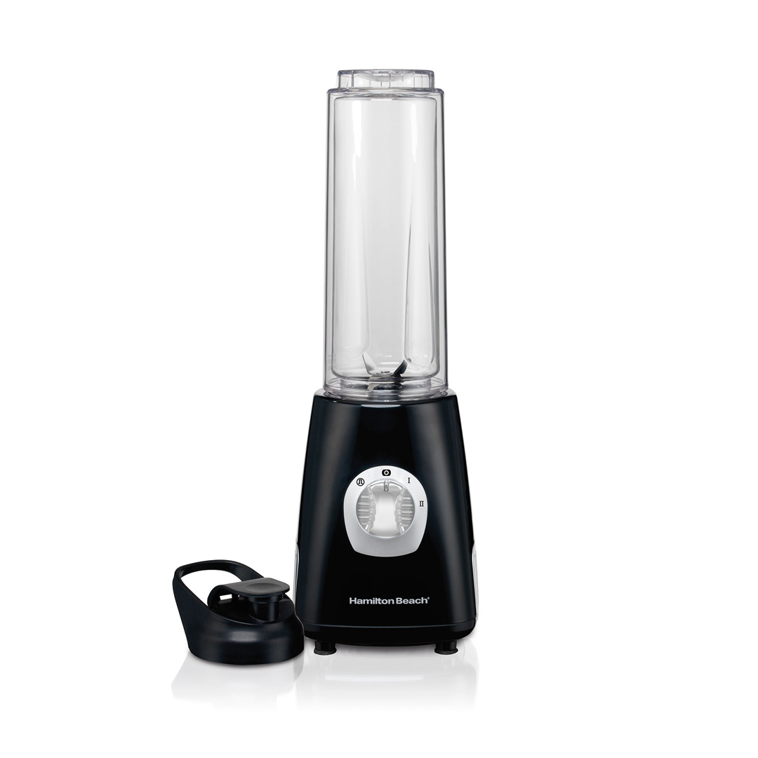 Hamilton Beach - Go Sport Blender for Shakes and Smoothies with Two 600 ml Shatterproof Double Wall Jars, Pulse, 220-240V 50-60 Hz UK Plug, Black (51241-SAU)