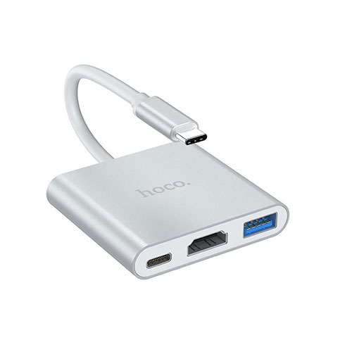 Hoco HB14 Easy Use Type-C Adapter (Type-C To USB 3.0 + HDMI + PD)