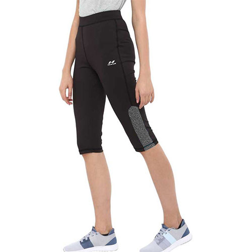 NIVIA Neo - 2 Female Capri - Grey and Black - S