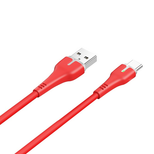Hoco X45 Surplus Charging Type-C  To USB Data Cable | Red  | 1m Length