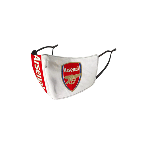 Premiere League Clubs Mask, 3D Mask, Washable 3D, Premier League Clubs Mask | Arsenal