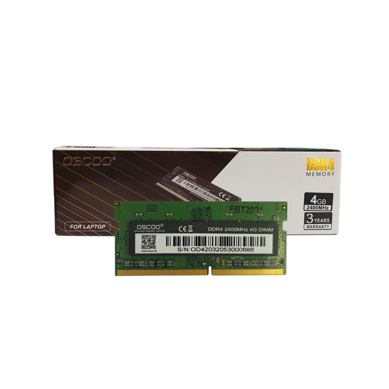 Oscoo DDR4 Memory, 4GB RAM | 2400MHz | Laptop RAM | Desktop, Laptop RAM