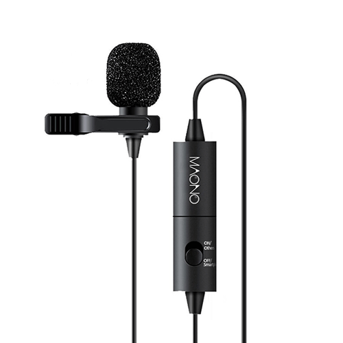 Maono AU-100 Multipurpose Lavalier Mic Hands Free Clip-on Lapel Mic with Omnidirectional Condenser Lavalier Microphone