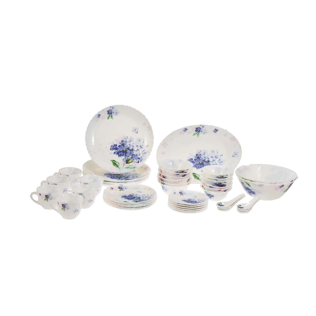 Flamingo Opal Ware Dinner Set | Fl7000ODS, 45 Pieces