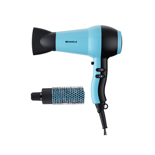 Havells - Hair Dryer with Free Round Hair Brush - HD3276 - Blue