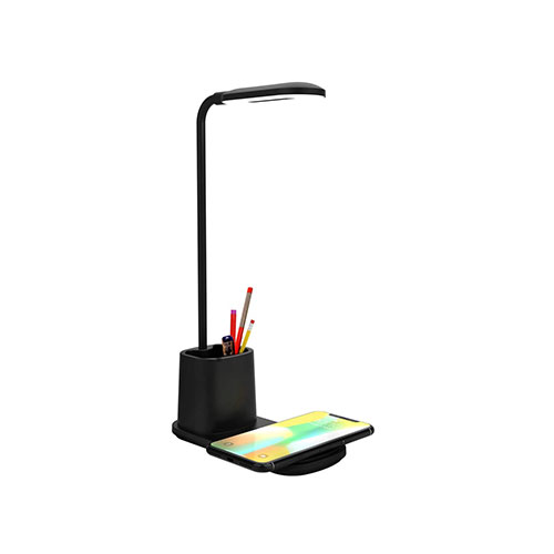 Portronics Brillo II Lamp with Wireless Mobile Phone Charging and Pen Holder