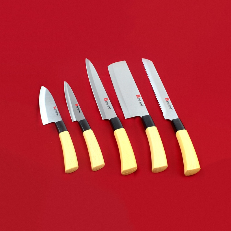 Ying Guns Stainless Steel Knife Set 5Pcs Cutlery Chef Knives