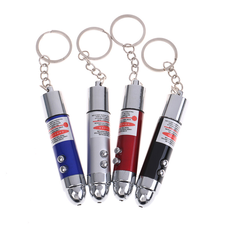 Shock Laser Pen Prank Joke Trick Toy | Blue, Silver, Red Black