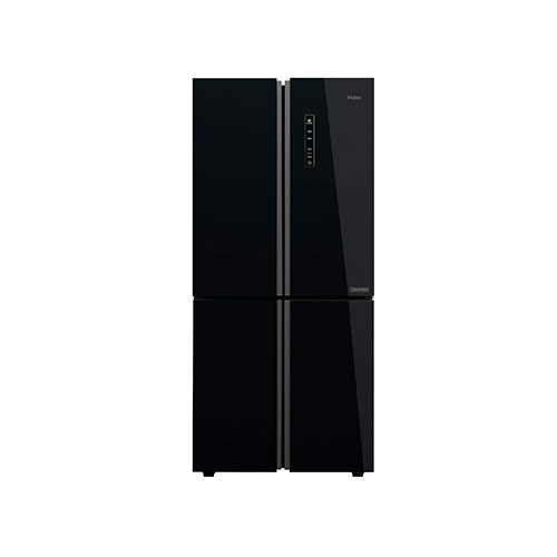 Haier 531 L Fridge Inverter Frost-free Side-by-Side Refrigerator (HRB-550KG, Black)