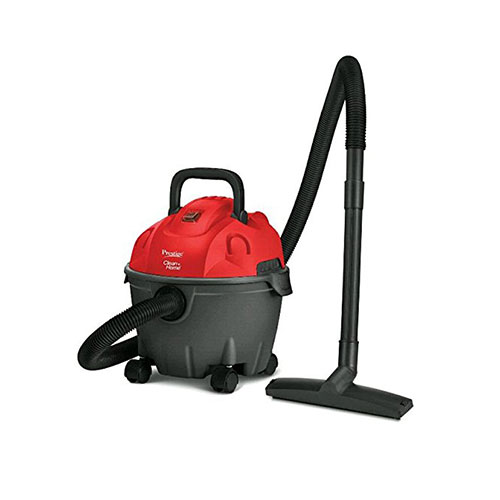 Prestige Typhoon 05 Clean Home Plastic Wet and Dry Vacuum Cleaner, 1200W (Black and Red)
