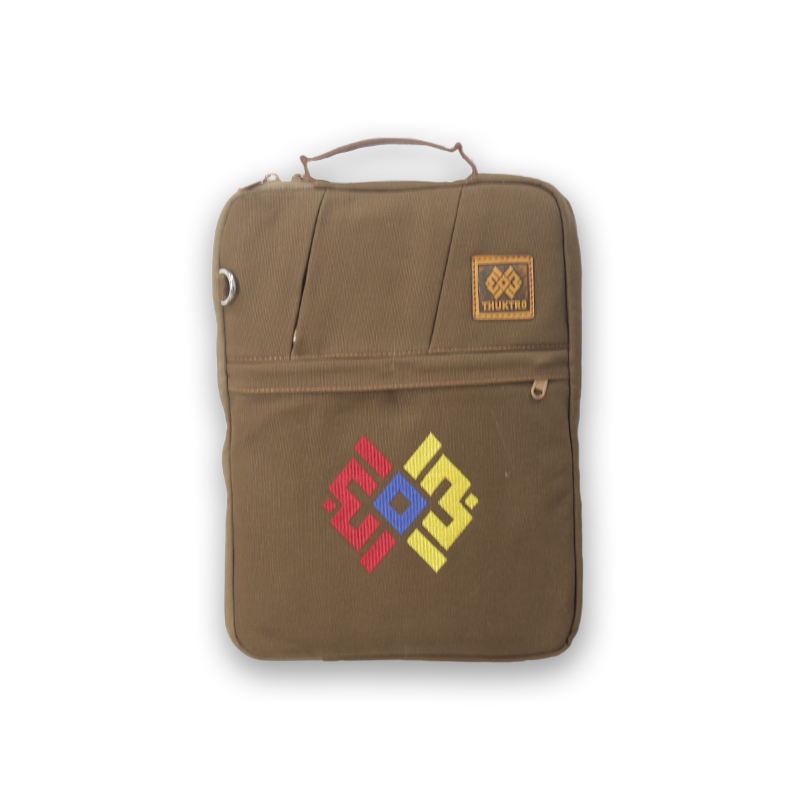 Thuktro Mac Book 13" Laptop Bag | Multi-Pocket and Tough for Multipurpose Activies |  Brown