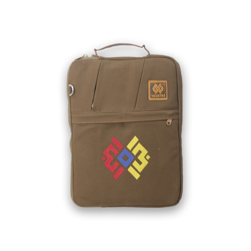 Thuktro Mac Book 13" Laptop Bag | Multi-Pocket and Tough for Multipurpose Activies | Brown