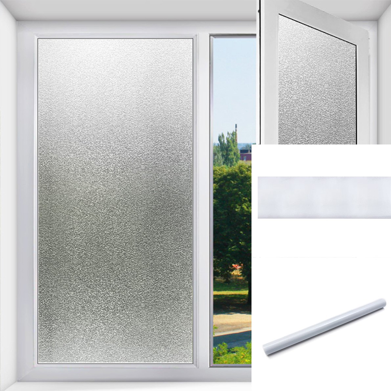 Privacy Film Translucent Sticker for Toilet, Bed Rooms & Shower Glass Sticker