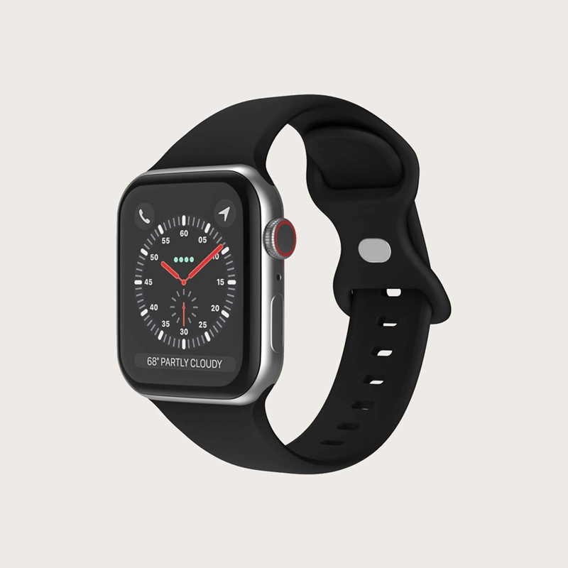 Smart Watch Strap 38/40 mm Silicon Loop Strap | Color: Black