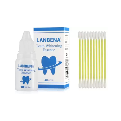 Lanbena - Teeth Whitening Essence : Oral Hygiene Cleaning Serum Removes Plaque Stains (Works Naturally) Teeth Whitening Kit