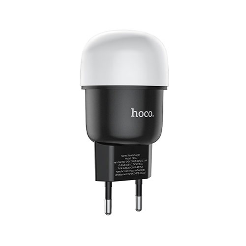 Hoco Wall Charger “C87A Sparkle” Dual Port EU