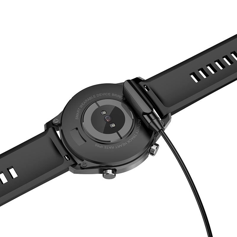 Hoco Charging Cable For Smart Watch Y2 - Black | Hoco | Azha Pasa