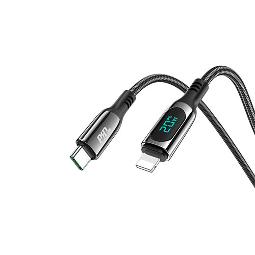 Hoco Cable Type-C to Lightning “S51 Extreme” PD charging data sync | Blue and Black
