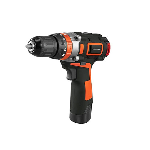 Pumpkin Cordless Drill, 10MM (BL MOTOR) 12V LI-ION Brushless 2 Speed  Drill 50209