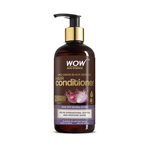 Wow Skin Science Red Onion Seed Oil Hair Conditioner, No Parabens, Mineral Oil, Silicone, Dyes and PEG | 300ML