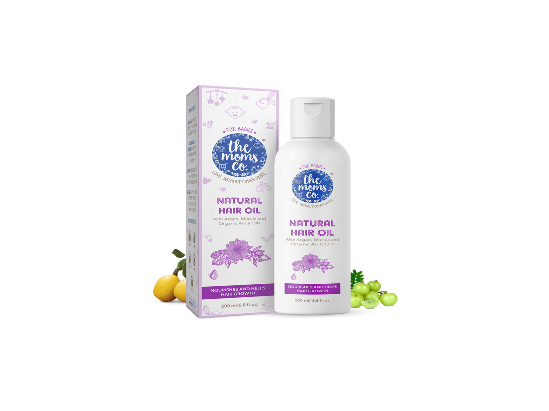 The Moms Co. Natural Baby Hair Oil (200ml)