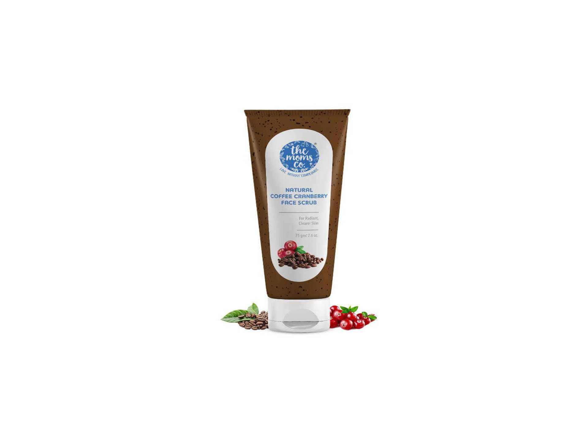 The Moms Co. Natural Coffee Cranberry Face Scrub (75gm)
