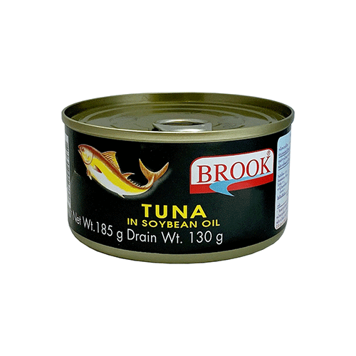 Brook Tuna In Soybean Oil, 185g