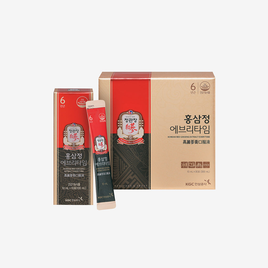 Korean Red Ginseng Extract Everytime Balance, 10ml x 30 Sticks
