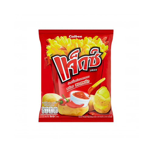 Jaxx Potato French Fries Snack With Chili Sauce, 55g