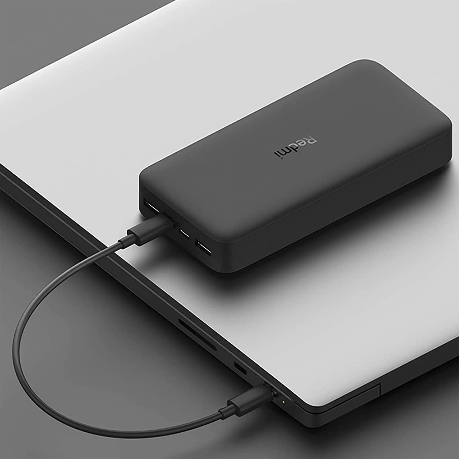 Redmi Power Bank 20000mAh, 18W Fast Charging, Black