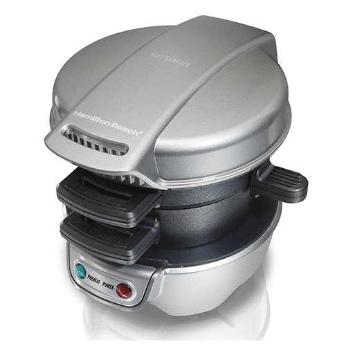 Hamilton Beach Breakfast Sandwich Maker - C25475 - Silver