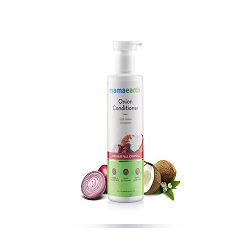 Mamaearth Onion Conditioner for Hair Growth & Hair Fall Control with Coconut Oil, 450ml