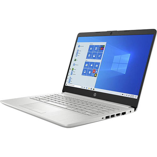HP 14 10th Gen Intel Core i5 Laptop, 8GB RAM, 512GB SSD, 14 inches FHD Screen/ Windows 10, MS Office, Natural Silver