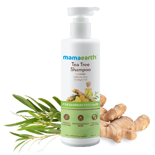 Mamaearth Tea Tree Shampoo With Tea Tree And Ginger Oil For Dandruff Free Hair, 250ml