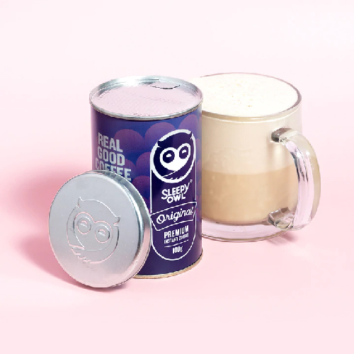 Sleepy Owl Premium Instant Coffee, 100g - Original
